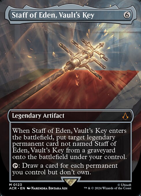 Edenstab, Schlüssel zur Gruft (V.1) XACR-123 Mythic Near Mint Englisch Foil
