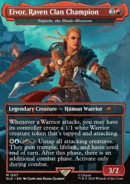 Najeela, the Blade-Blossom SLDSM4-1557 Mythic Near Mint Englisch Foil