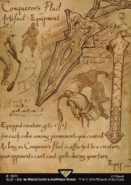 Conqueror's Flail SLDSM4-1571 Rare Near Mint Englisch Foil