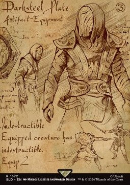 Darksteel Plate SLDSM4-1572 Rare Near Mint Englisch Foil