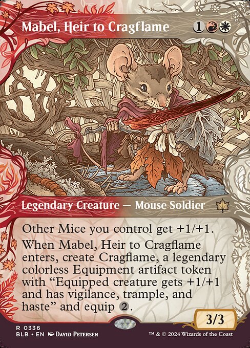 Mabel, Heir to Cragflame (V.1) XBLB-336 Rare Near Mint Englisch