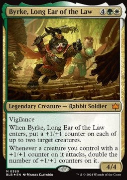 Byrke, Long Ear of the Law XBLB-380 Mythic Excellent Englisch Foil