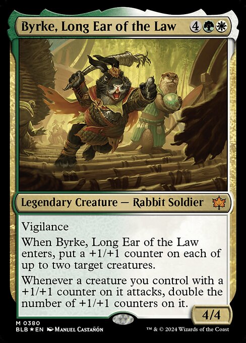 Byrke, Long Ear of the Law XBLB-380 Mythic Excellent Englisch Foil