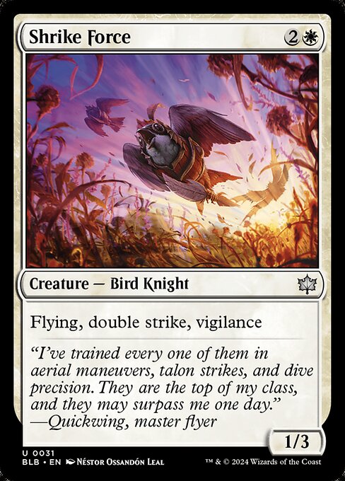 Shrike Force BLB-31 Uncommon Near Mint Englisch
