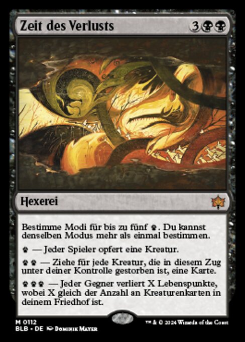 Zeit des Verlusts BLB-112 Mythic Near Mint Deutsch