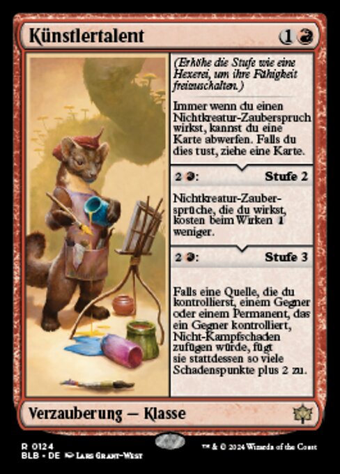 Künstlertalent BLB-124 Rare Near Mint Deutsch