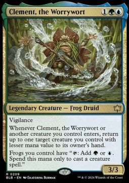 Clement, the Worrywort BLB-209 Rare Near Mint Englisch