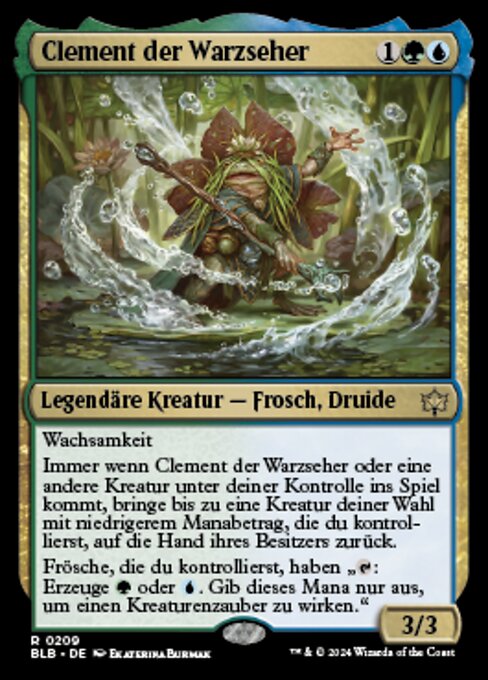 Clement der Warzseher BLB-209 Rare Excellent Deutsch