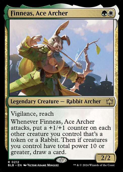 Finneas, Ace Archer BLB-212 Rare Excellent Englisch