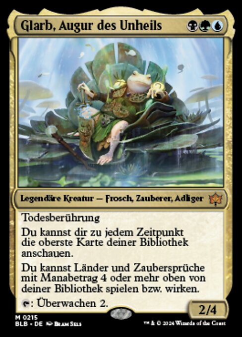 Glarb, Augur des Unheils BLB-215 Mythic Near Mint Deutsch