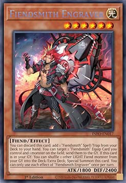 Unterweltlerschmied Graveur (V.1) INFO-017 Secret Rare Excellent Deutsch 1. Auflage