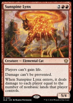 Sunspine Lynx BLB-155 Rare Near Mint Englisch Foil