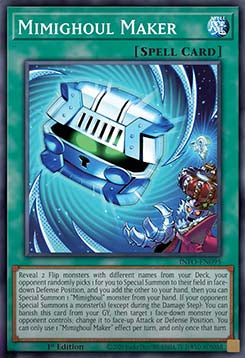 Mimighul-Erzeuger INFO-095 Super Rare Excellent Deutsch 1. Auflage