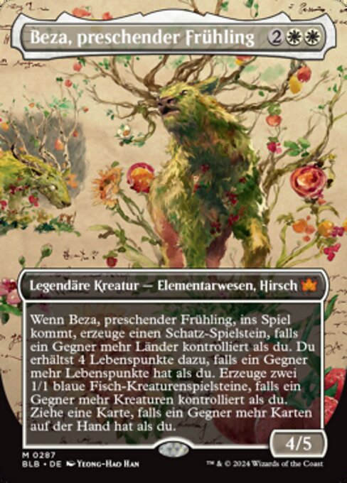 Beza, preschender Frühling XBLB-287 Mythic Near Mint Deutsch