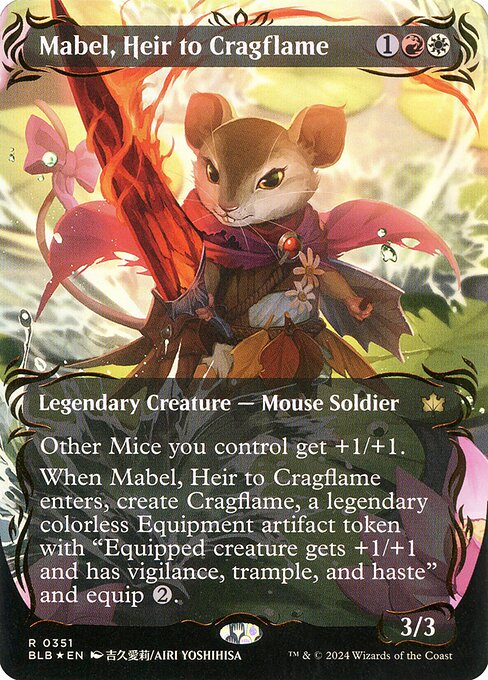 Mabel, Heir to Cragflame XBLB-351 Rare Near Mint Englisch Foil