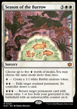 Season of the Burrow BLB-29 Mythic Excellent Englisch