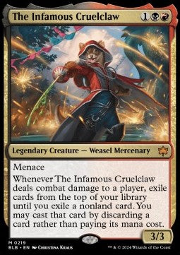 The Infamous Cruelclaw BLB-219 Mythic Near Mint Englisch