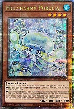 Mulreizende Purulia (V.2) INFO-027 Quarter Century Secret Rare Good Deutsch 1. Auflage