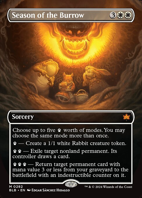 Season of the Burrow XBLB-282 Mythic Excellent Englisch