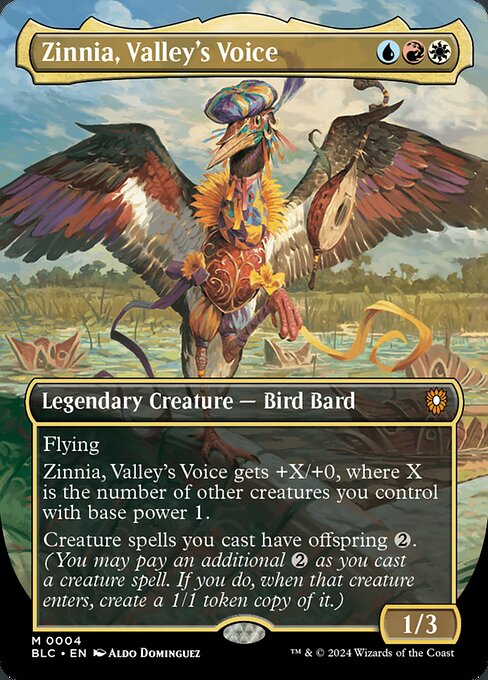 Zinnia, Valley's Voice BLC-4 Mythic Near Mint Englisch