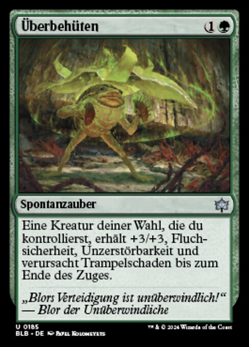 Überbehüten BLB-185 Uncommon Near Mint Deutsch