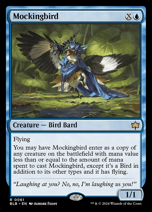 Mockingbird BLB-61 Rare Near Mint Englisch Foil