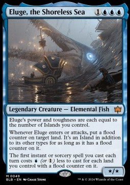 Eluge, the Shoreless Sea BLB-49 Mythic Near Mint Englisch Foil