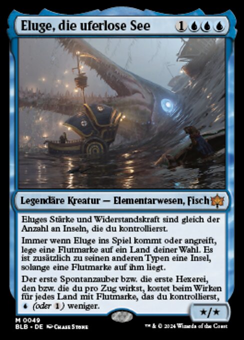 Eluge, die uferlose See BLB-49 Mythic Near Mint Deutsch Foil
