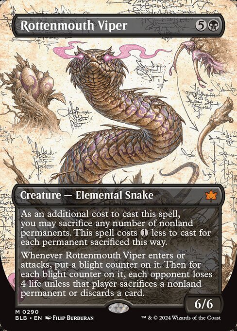 Rottenmouth Viper XBLB-290 Mythic Near Mint Englisch Foil