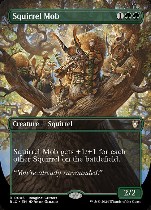 Squirrel Mob XBLC-85 Rare Near Mint Englisch Foil