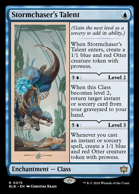 Stormchaser's Talent BLB-75 Rare Near Mint Englisch Foil