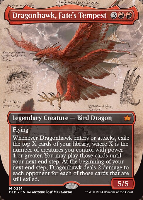 Dragonhawk, Fate's Tempest XBLB-291 Mythic Excellent Englisch