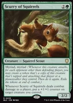 Scurry of Squirrels BLC-33 Rare Excellent Englisch