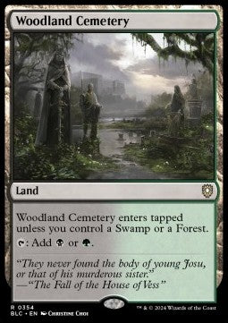 Woodland Cemetery BLC-354 Rare Near Mint Englisch