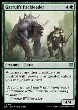 Garruk's Packleader BLC-218 Uncommon Near Mint Englisch