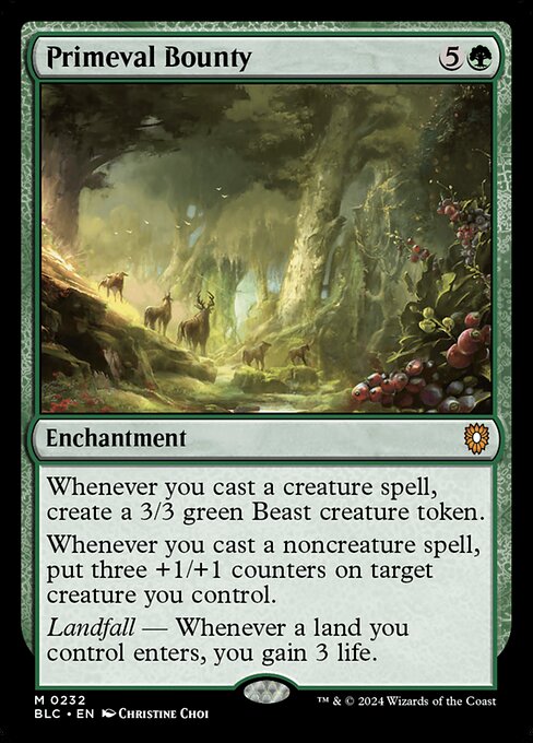 Primeval Bounty BLC-232 Mythic Near Mint Englisch