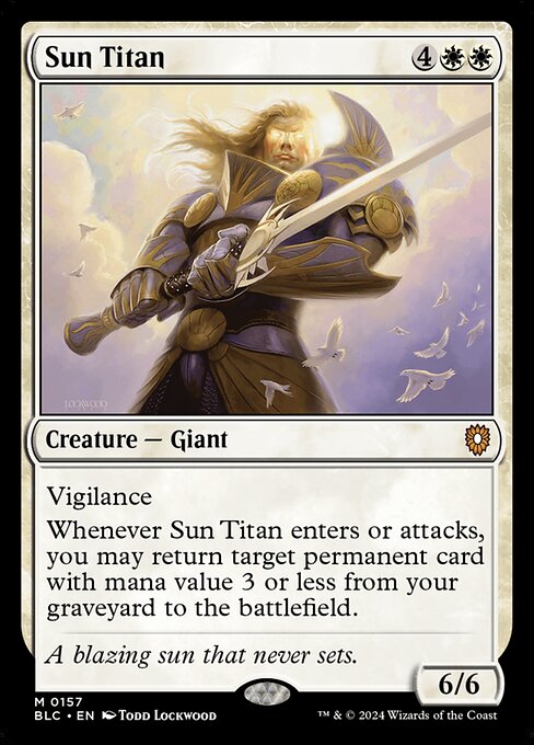 Sun Titan BLC-157 Mythic Near Mint Englisch