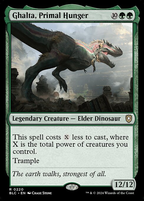 Ghalta, Primal Hunger BLC-220 Rare Near Mint Englisch