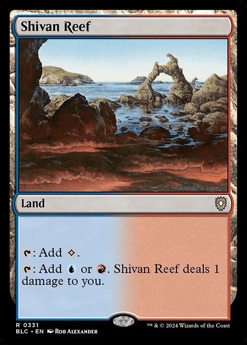 Shivan Reef BLC-331 Rare Near Mint Englisch