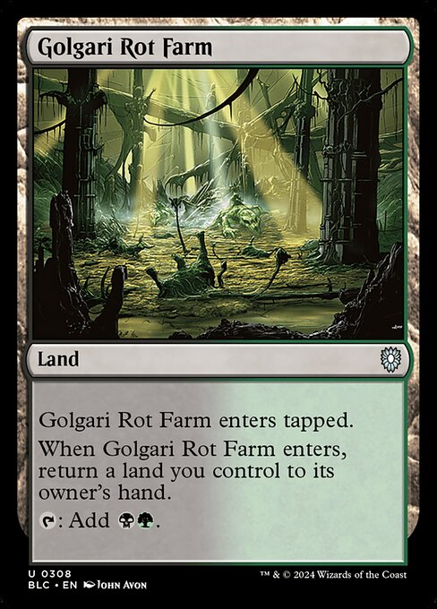 Golgari-Verrottungsfarm BLC-308 Uncommon Near Mint Englisch
