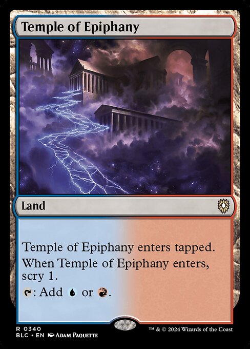 Temple of Epiphany BLC-340 Rare Near Mint Englisch