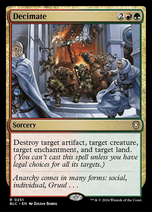 Decimate BLC-251 Rare Near Mint Englisch