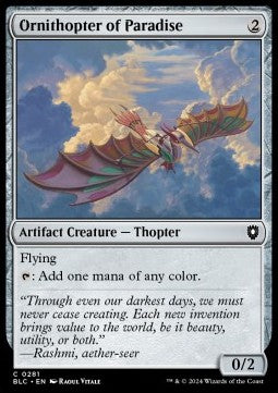 Paradies-Ornithopter BLC-281 Common Near Mint Englisch