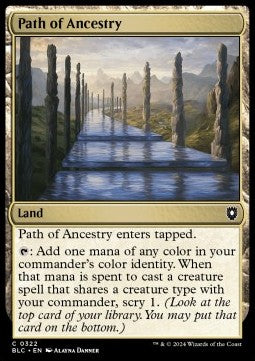 Path of Ancestry BLC-322 Common Light Played Englisch