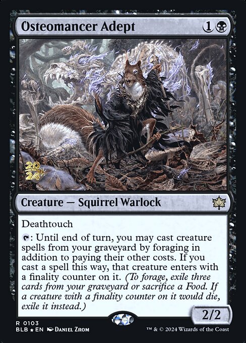 Osteomagier-Adept (V.1) PBLB-103 Rare Near Mint Deutsch Foil