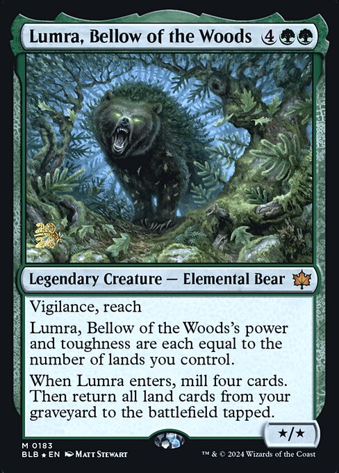 Lumra, Gebrüll des Waldes (V.1) PBLB-183 Mythic Excellent Deutsch Foil