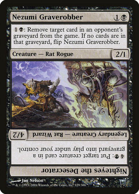 Nezumi Graverobber // Nighteyes the Desecrator - Back Face