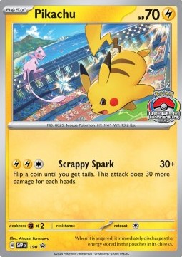 Pikachu SVP-190 Promo Near Mint Deutsch