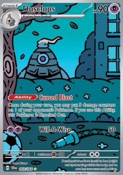 Dusclops SFA-069 Illustration Rare Near Mint Englisch