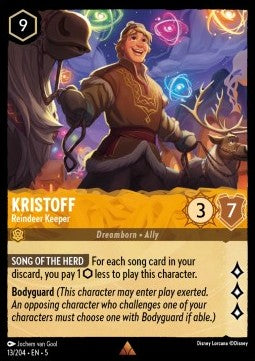 Kristoff - Reindeer Keeper 5SSK-13 Rare Near Mint Englisch Foil